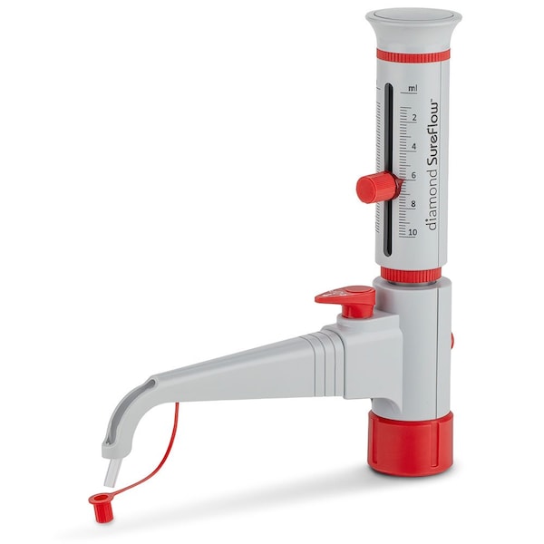 Diamond Sureflow bottle top dispenser, 1 - 10mL GBTD-R-10 - main